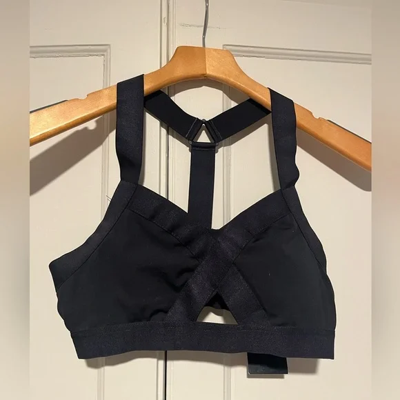 Electric Yoga Black Strappy Women's Sports Bra - Picture 1 of 4